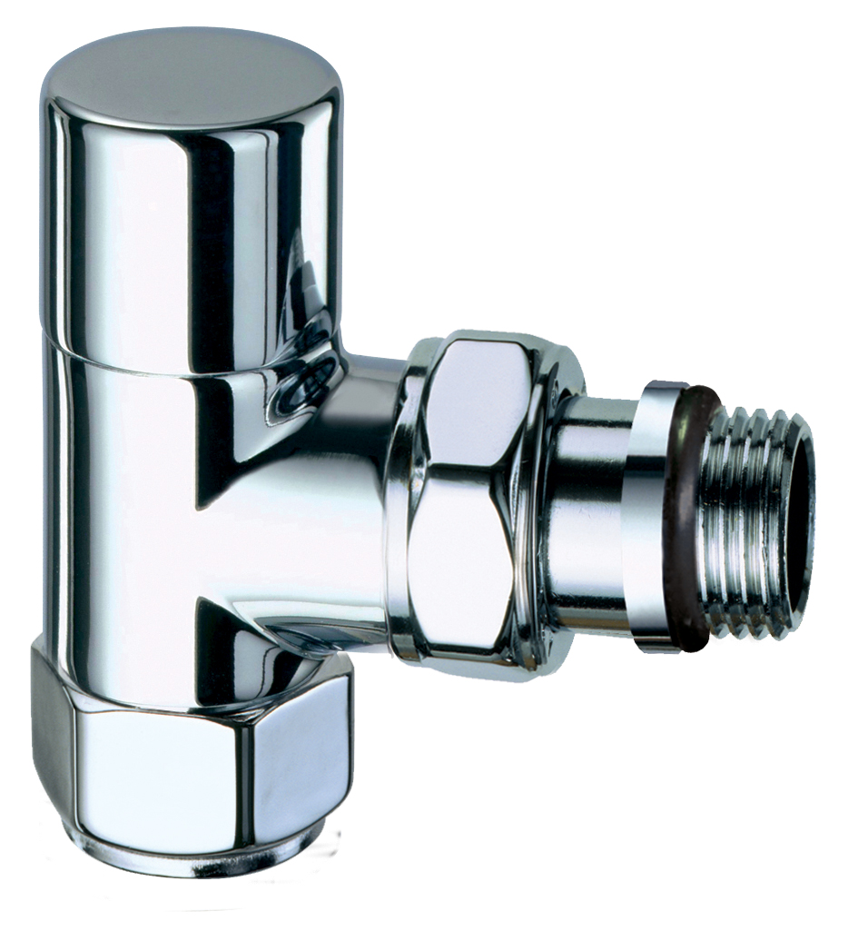 Вентиль запорный угловой, гайка М24х19 (серебро),  1/2"EPDM / аналог FL 0125