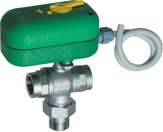 3-х ход. шар.кран  1"  (ВР-ВР).Сервопривод арт.3006 40 S