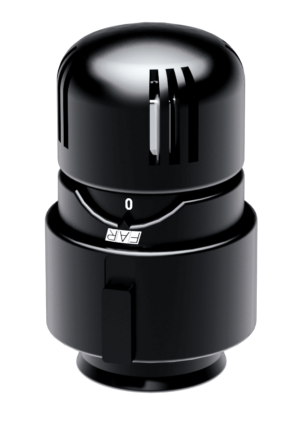 Термоголовка черная-глянцевая