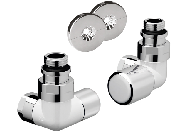 Комплект трехосевой 1/2" с гайкой М24*19 правый, сереб.