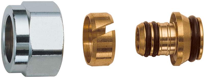 Концовка для м-пл. труб 16х2 евроконус 1/2"