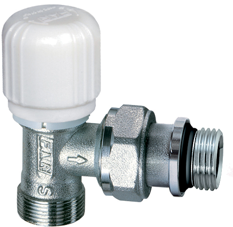 Угловой терморегулирующий вентиль 3/8" М24х19, EPDM