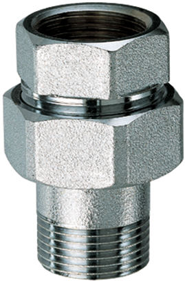 PARTICOLARE PER RACCORDO 3 PEZZI DIRITTO 3/4" M-F