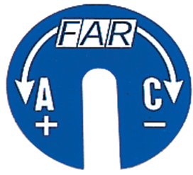 Красно/синий  диск д. колл. с обозначениями