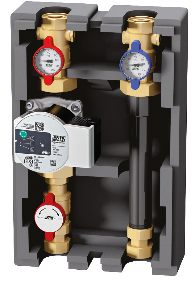 ГБМ 1” прямого действия в теплоизол, под насос 180мм