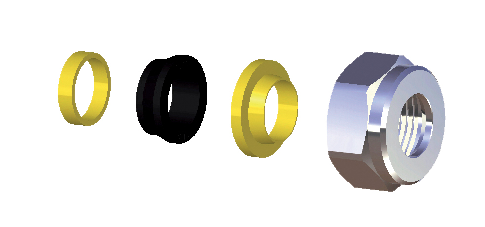 Концовка для медн. трубы 15 мм, 3/4" EUROKONUS