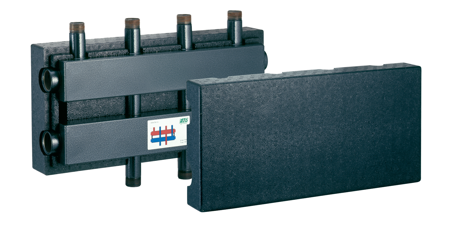 Коллектор 2"ВР с теплоизол. для ГБМ 1'1/4 (3+1)