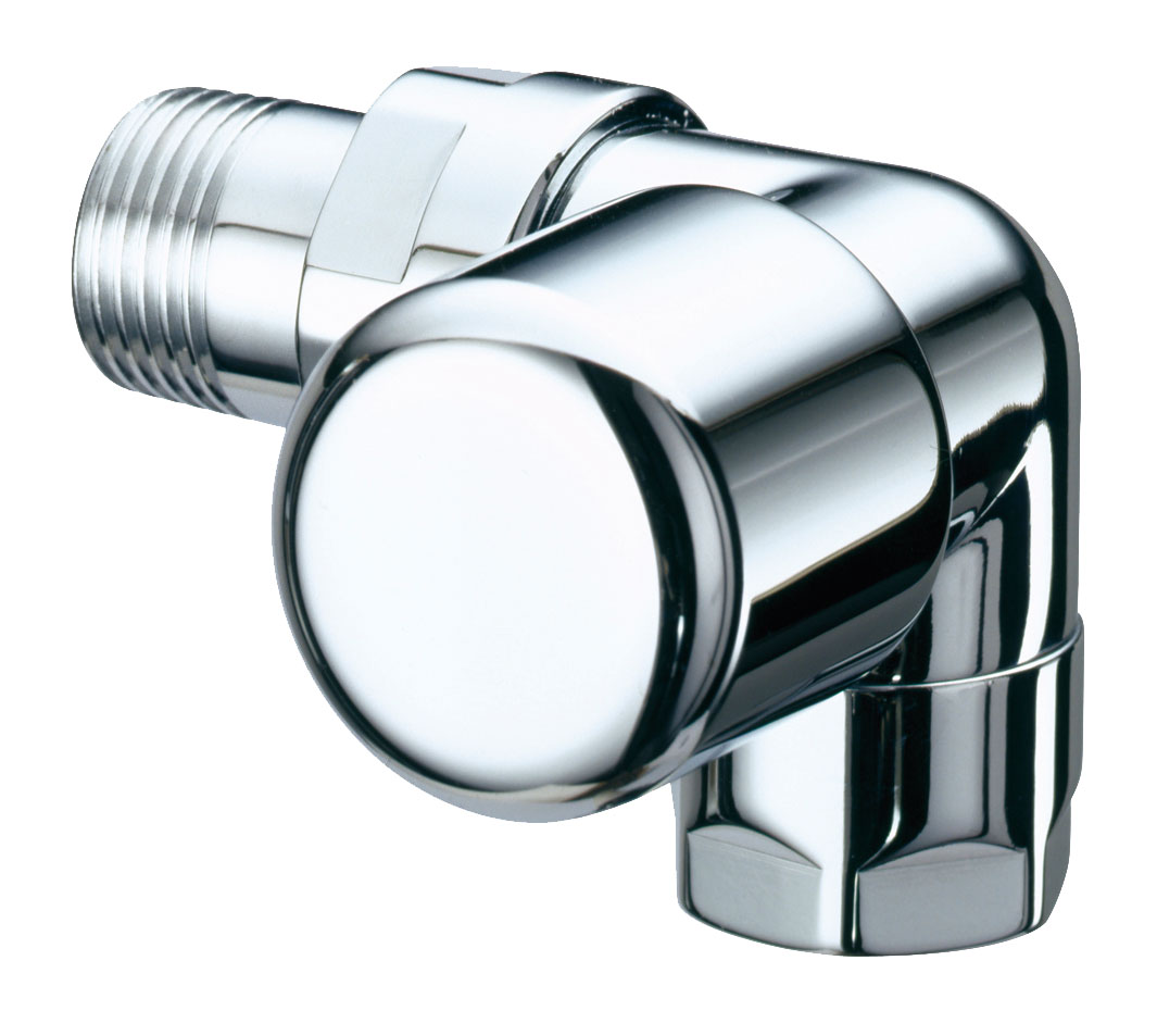 Вентиль термостат. трехосев. правосторон.TopFAR 1/2, EPDM, гайка М24х19 (серебро)