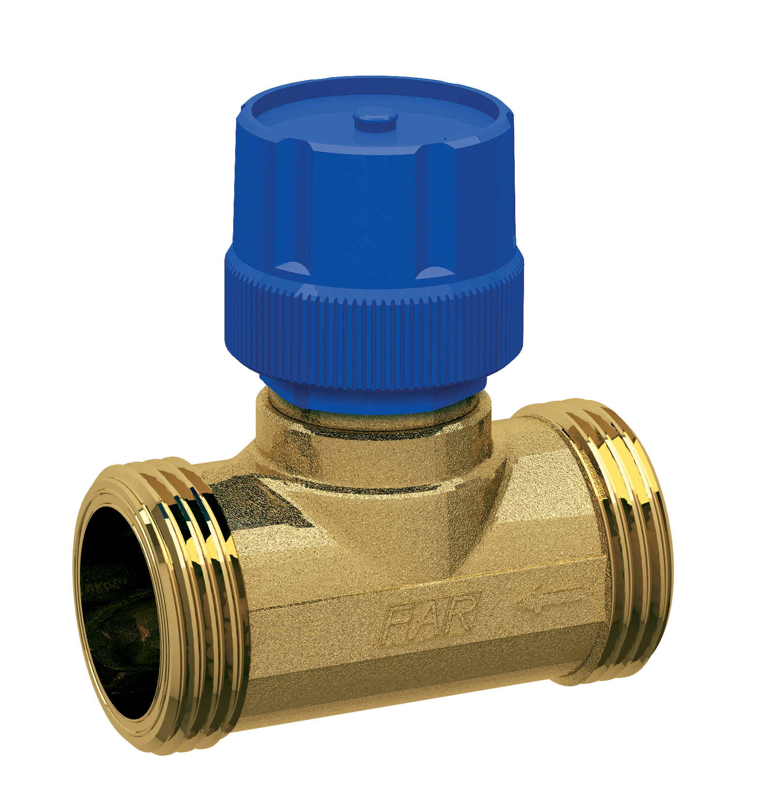 Термоклапан син.ручка, 3/4”(НР)