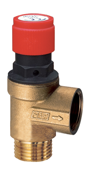 Предохранит.клапан 1/2" (НР-ВР) 3,5 бар