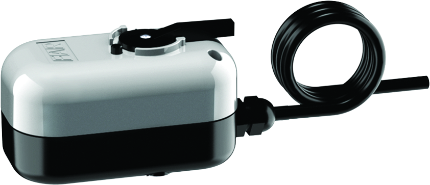 2-х ход. зон. шар.кран с ручн. деблок. 220 В, 1 1/4", НР, 8 сек