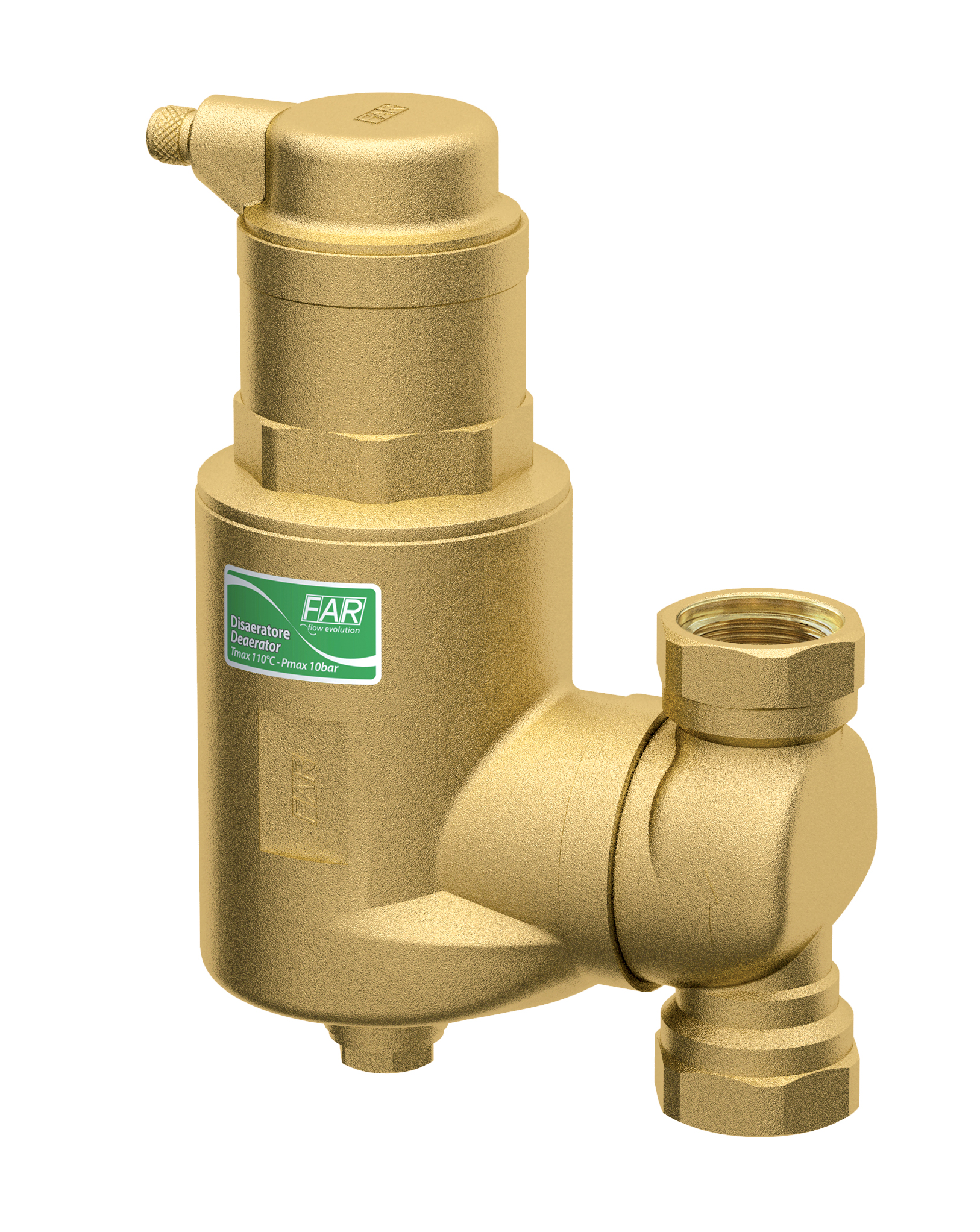 Деаэратор с поворотным соединением 1 1/4"(ВВ)