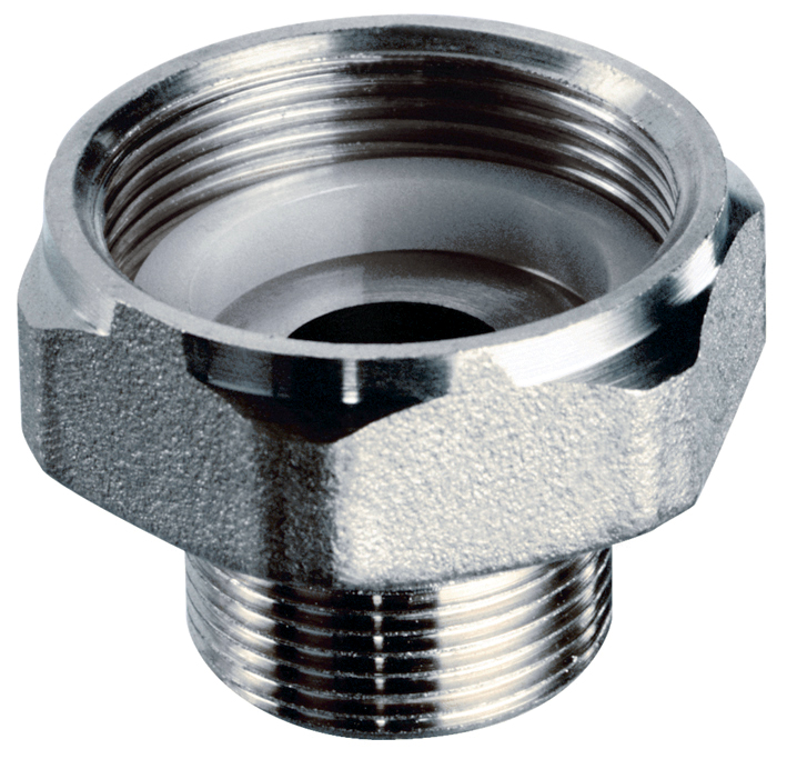 Хромир.переход.М33*1,5(ВР) - М24*19(НР) с уплот.на Ду18мм