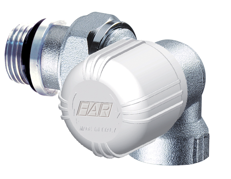 Вентиль термостат. трехосевой правосторонний 1/2"ВР, EPDM