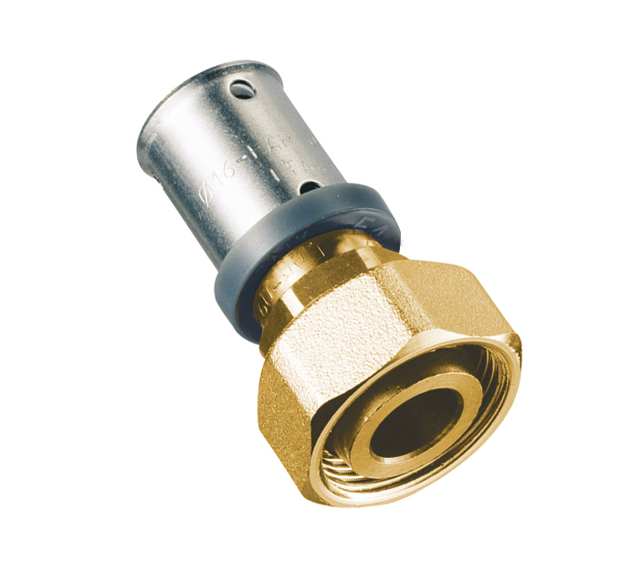 Пресс-переходник 20*2 с накид. гайкой 24x 19 (м.р.) лат.(аналог 59152001)