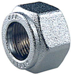 Хром. накидная гайка 20 мм для М24х19