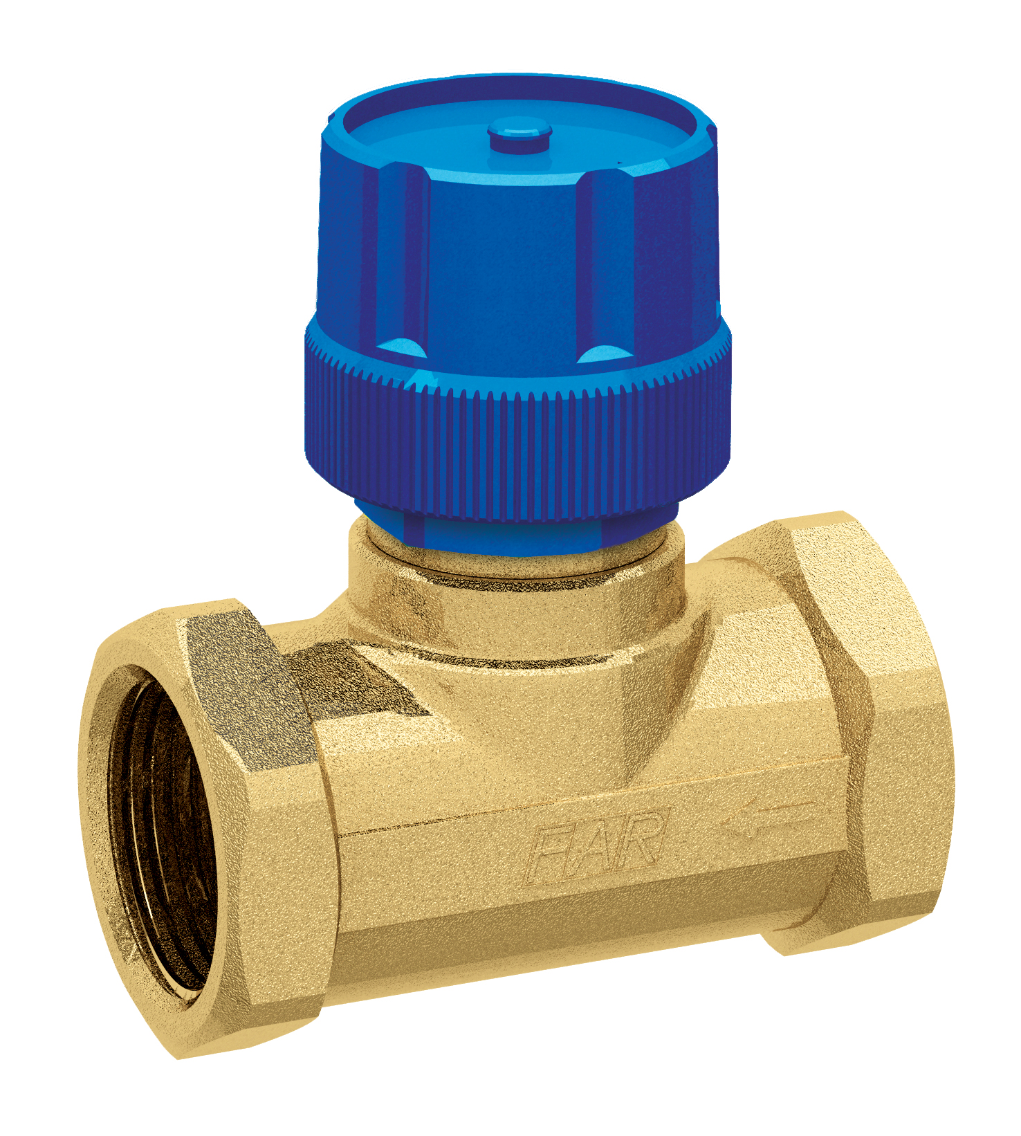 Термоклапан син.ручка, 1/2”(ВР)