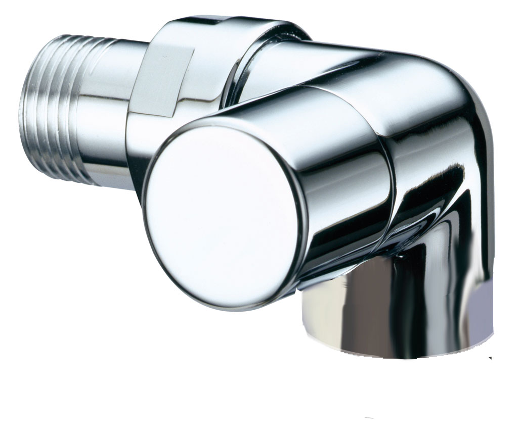 Вентиль запорн. трехосев. правосторон.TopFAR 1/2"ВР, EPDM, серебро