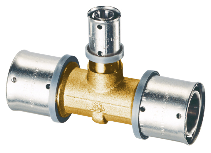 Пресс-тройник 20*2 x 16*2 х 20*2 лат.(аналог 59092001)