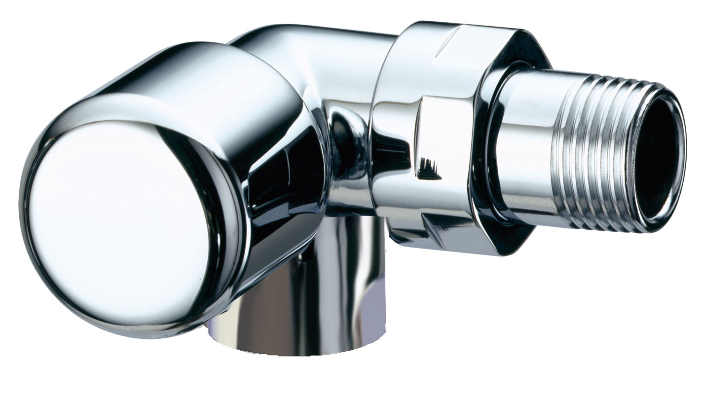 Вентиль термостат. трехосев. левосторон.TopFAR 1/2"ВР, EPDM, серебро