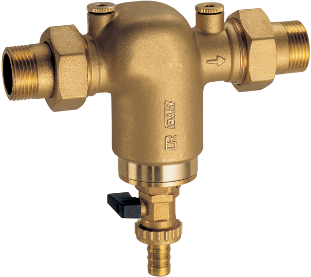 Фильтр латун., 3/4" американка, без манометр., 300мкм, Max: 95 °C, 25 бар