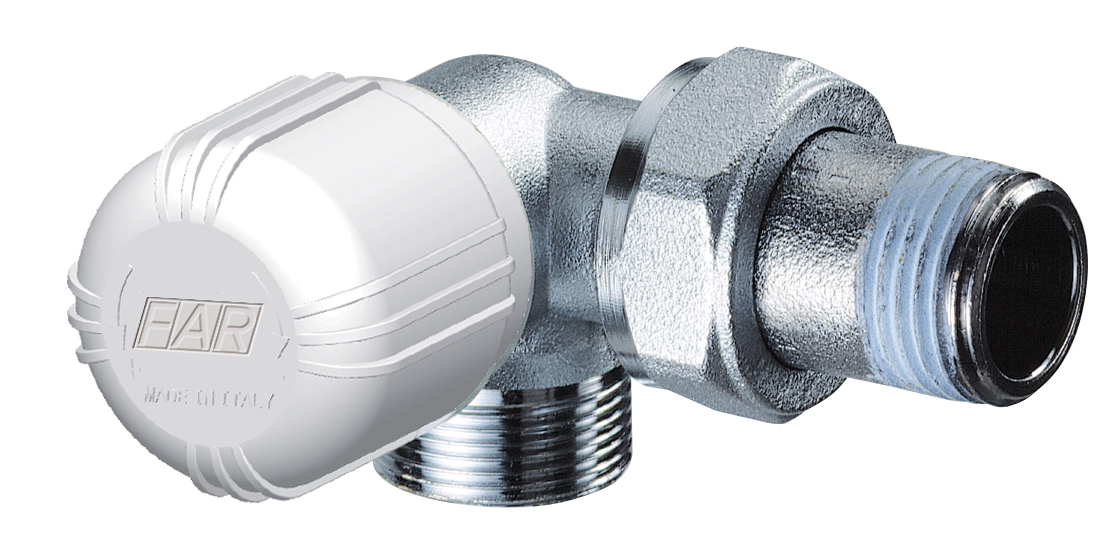 Вентиль термостатич. трехосевой левосторонний 1/2" М24х19