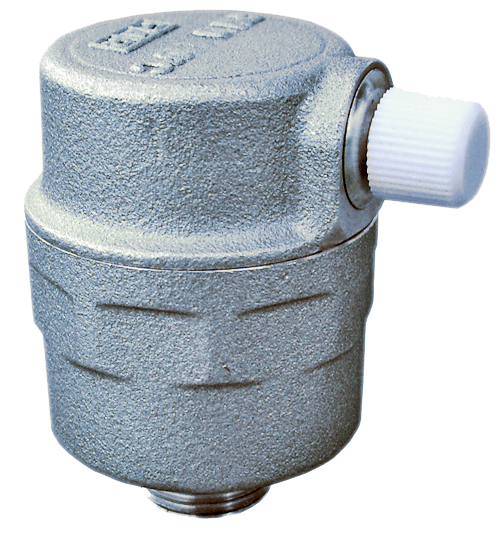 Воздухоотводчик GAISER автом. прям., с бок. выпуском 1/2"НР хром.