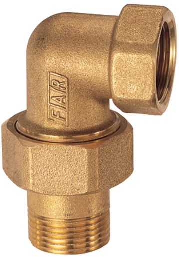 Угловая американка латун 1"