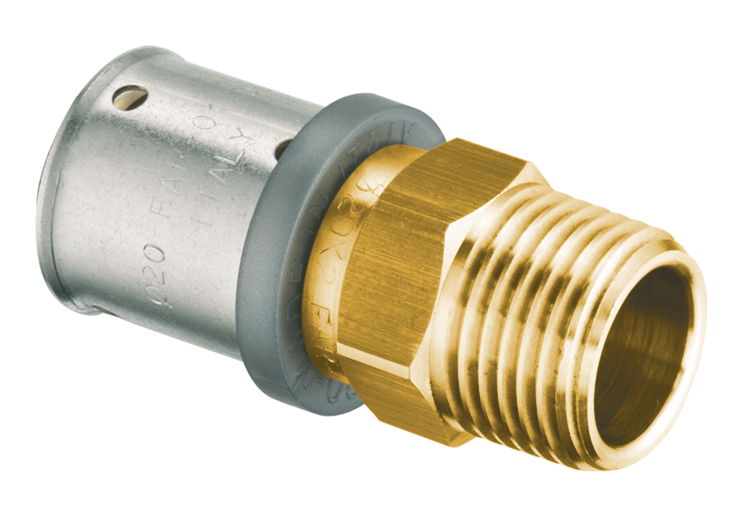 Пресс-переходник НР 3/4" х 25*2,5 лат.