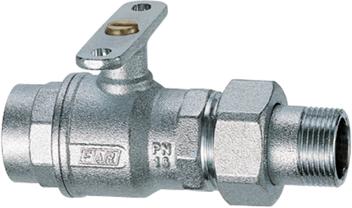 2-х ход. зон. шар. кран 3/4" ВР-НР