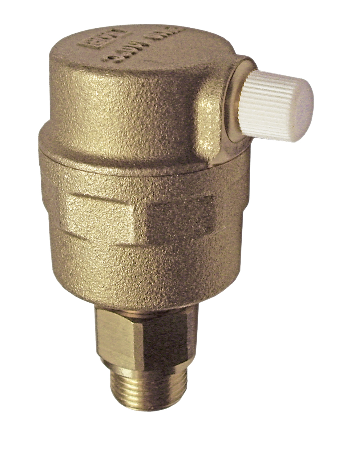 Воздухоотводчик GAISER автом. прям. с бок. выпуском 1/2"НР с обр.клап.,латун.