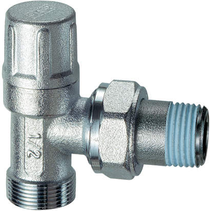 Вентиль запорный угловой 1/2" М24х19 (аналог FV 1105 C12)