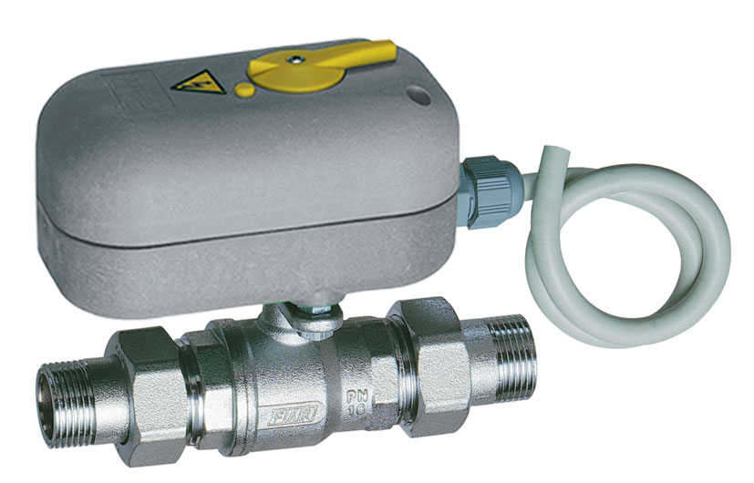 2-х ход. зон. шар.кран с ручн. деблок. 24 В, 1", НР, 8 сек