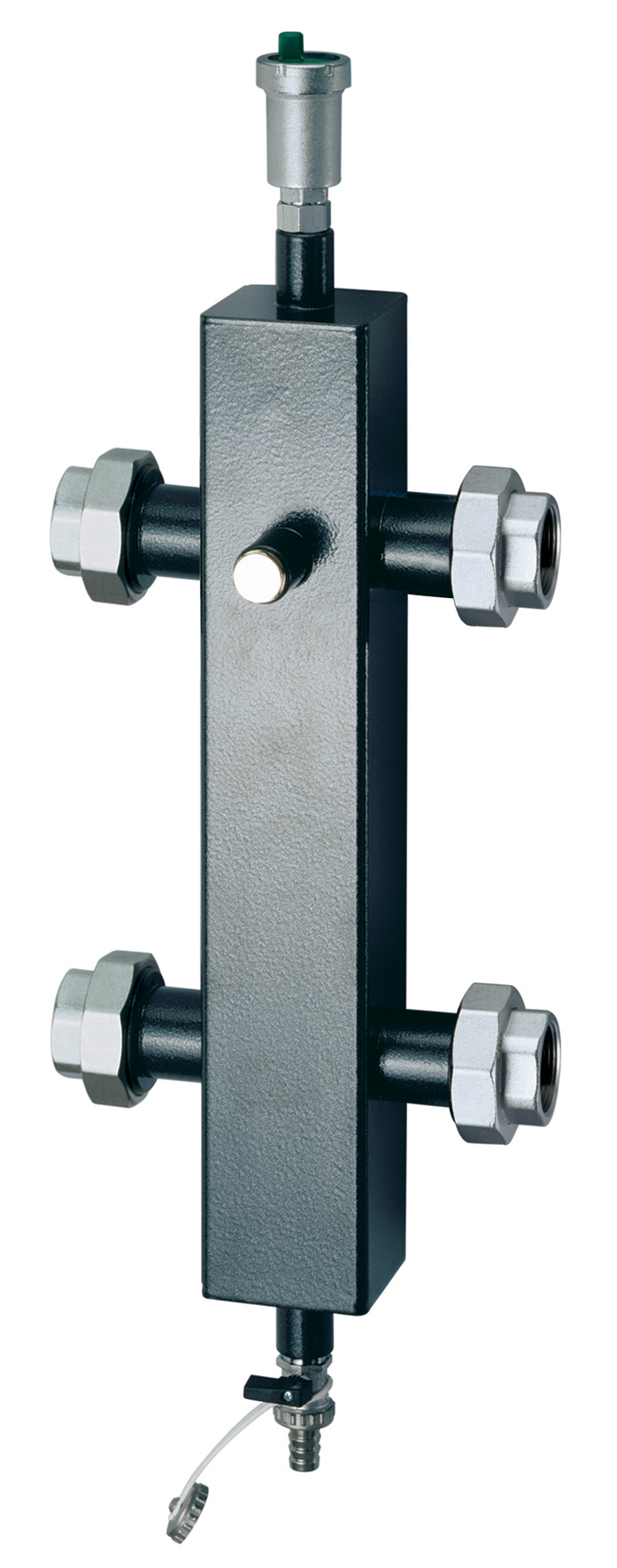 Гидроразделит. 1" с авт.воздухоотвод., сливн. краном, накидн.гайк.