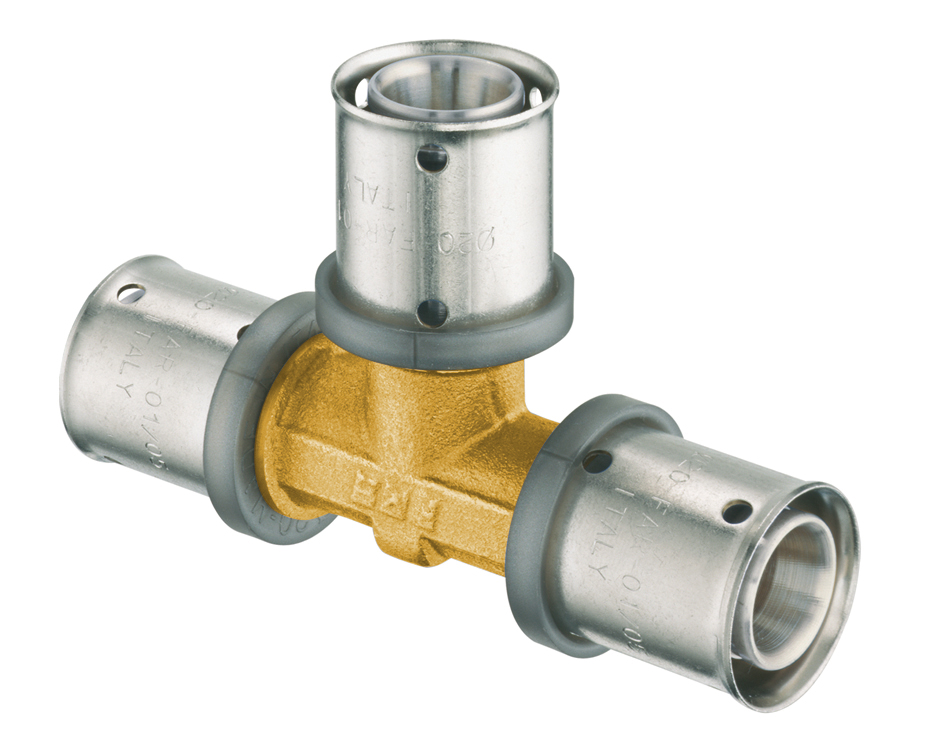 Пресс-тройник 16*2 лат.(аналог 59081601)