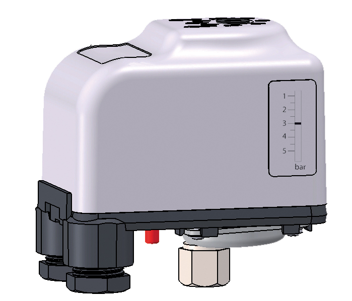 Реле максим. давления, 1-5 бар