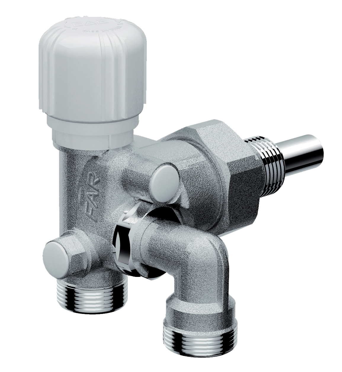 Термоузел угл.,с байспас.лин., 3/4", М24х19, межцентров.расстоян. 48-65mm