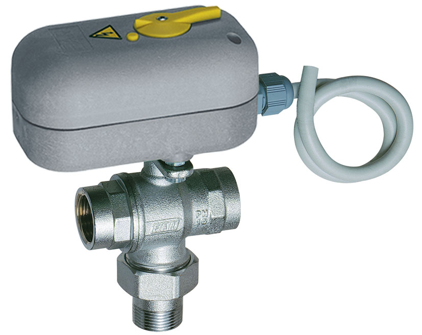 3-х ход. шар.кран 1" (ВР-ВР).Сервопривод арт.3008 8 S