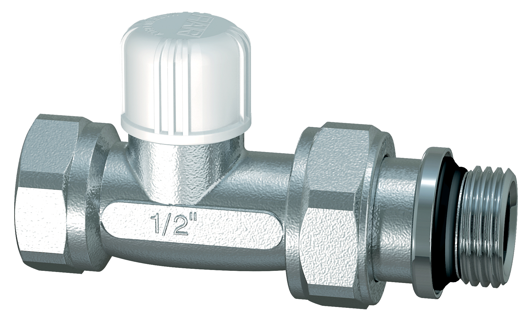 Вентиль запорный прямой 3/4" ВР,  EPDM