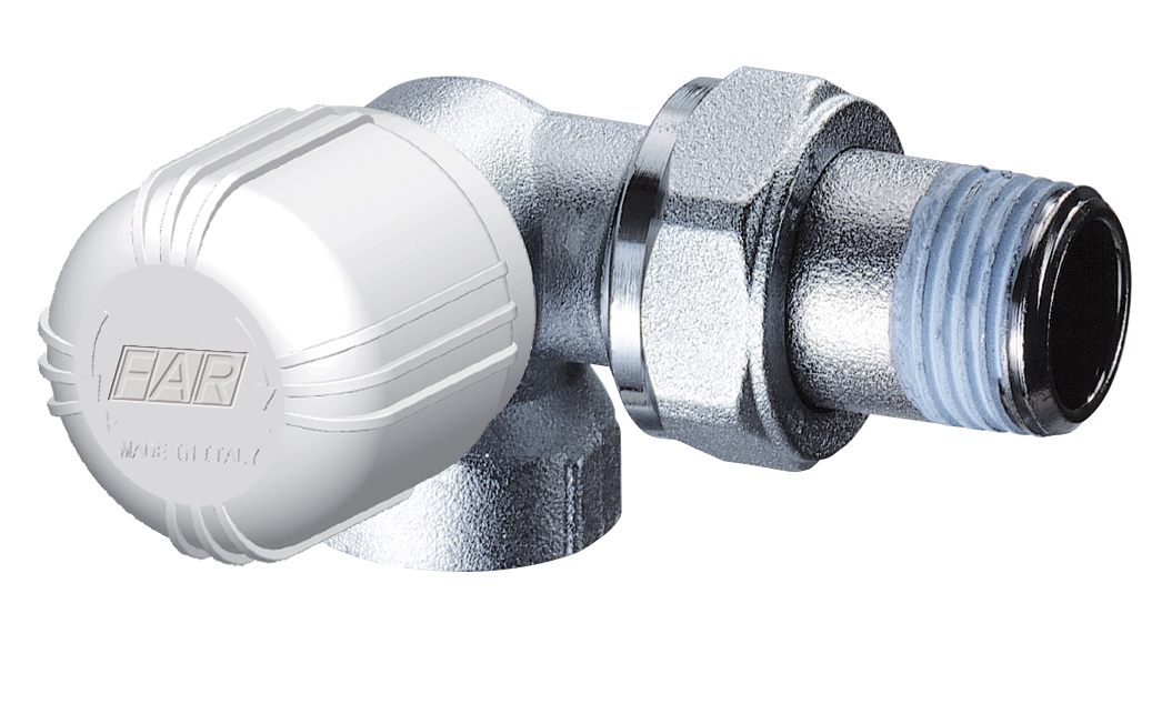 Вентиль термостатич. трехосевой левосторонний 1/2"ВР