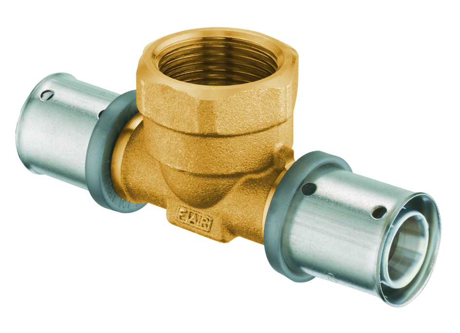 Пресс-тройник 20*2 x 1/2"ВР х 20*2 лат.(аналог 59122001)