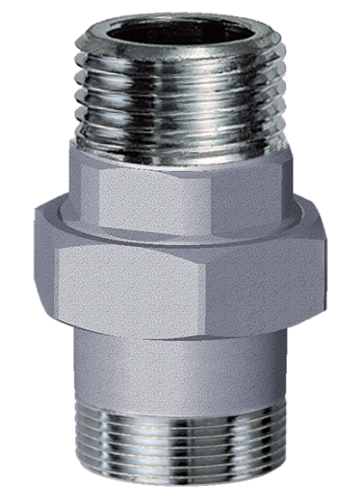 Хром.прямое соединение для коллектора 2191, 1 1/4"