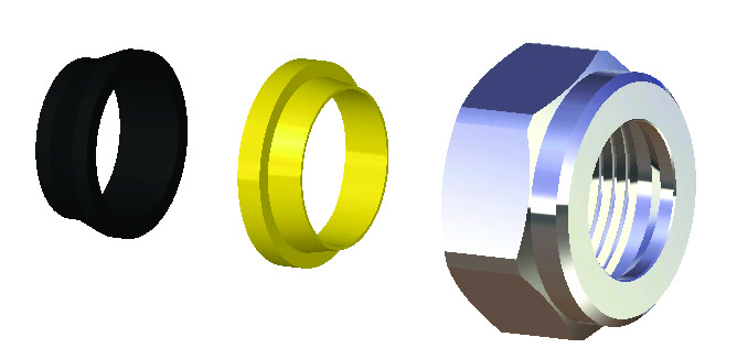 Концовка для медн. трубы 18 мм, 3/4" EUROKONUS