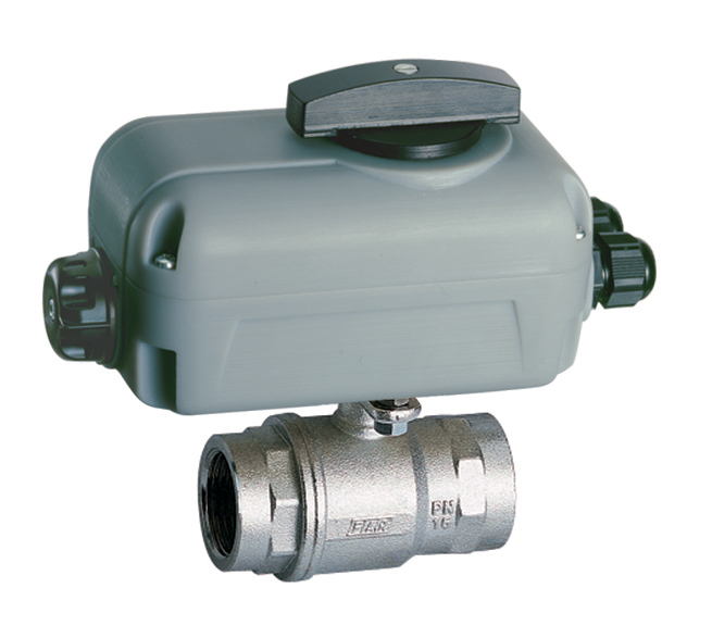 Моториз.хр.2-х ход. зон.шаровой кран (ВР-ВР), 24В, 30 сек, 1 1/2"