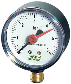 Манометры с торцевым соединением