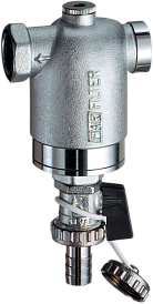 Фильтры с одним манометром, хромированные