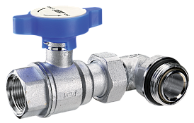 Краны шаровые угловые под термометр