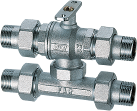 Краны шаровые четырехходовые под сервопривод