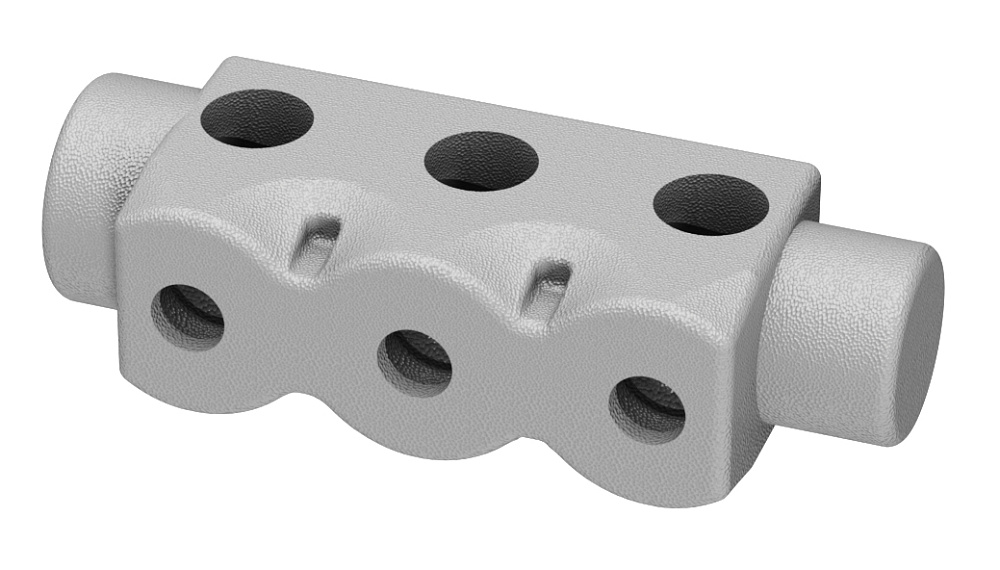 Теплоизоляция для коллектора MULTIFAR  1 1/4" на 2 отв.