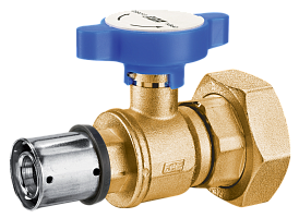 Краны шаровые под термометр, пресс-гайка 1 1/2&amp;amp;amp;amp;quot;